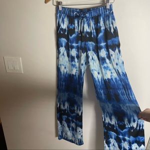 Michael Kors Boue Tie Dye Flowy Pants
